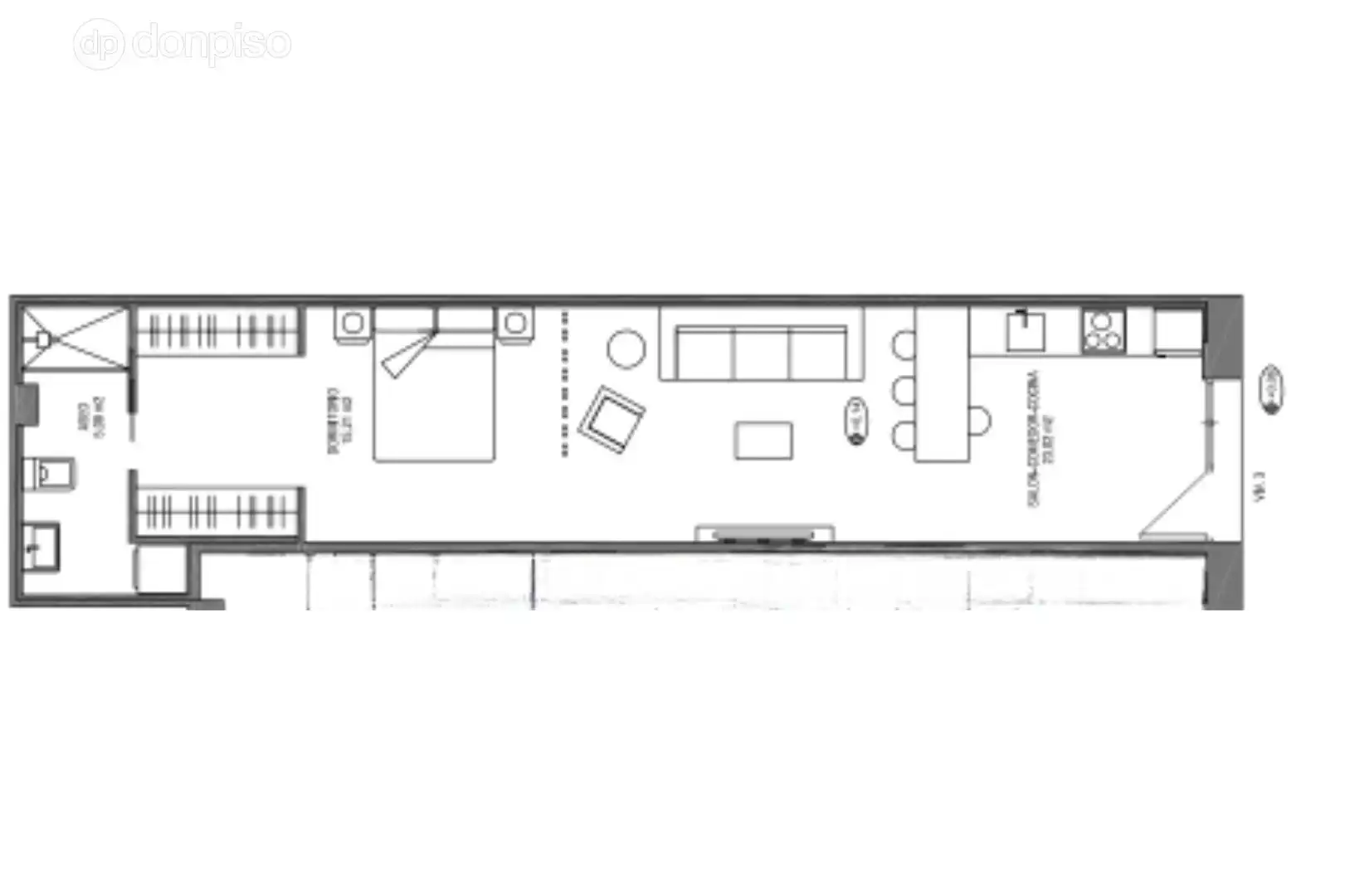 Loft zum Verkauf in Granada mit Klimaanlage, Heizung und Möbliert