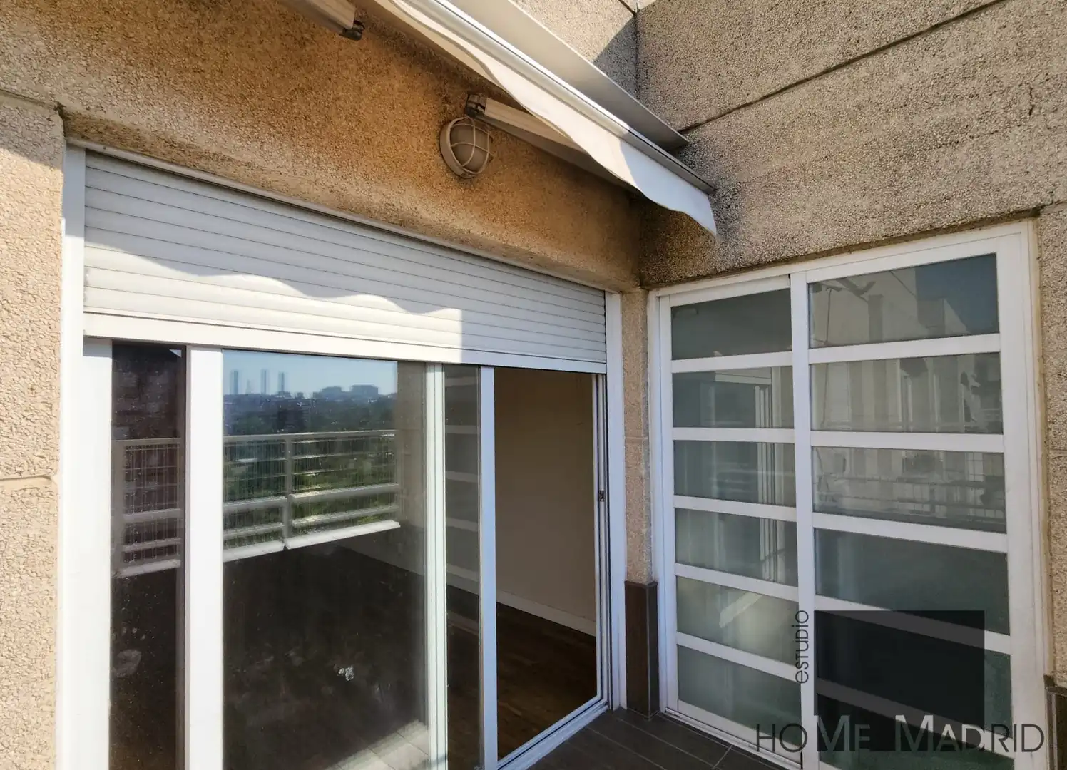 Terraza de Piso de alquiler en Madrid con Aire acondicionado, Calefacción y Parquet