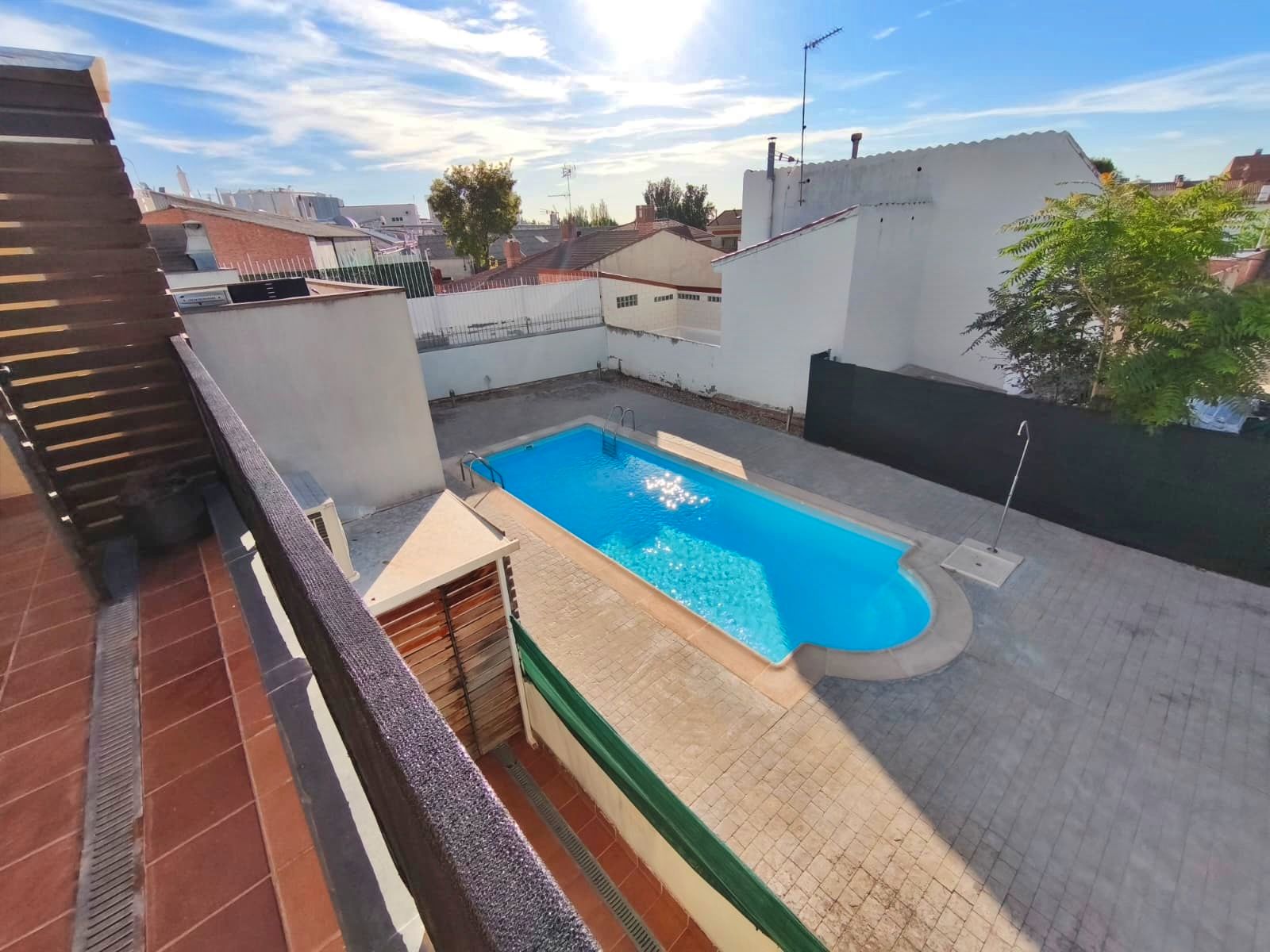 Swimming pool of Flat for sale in Guadalajara Capital  with Heating, Parquet flooring and Terrace