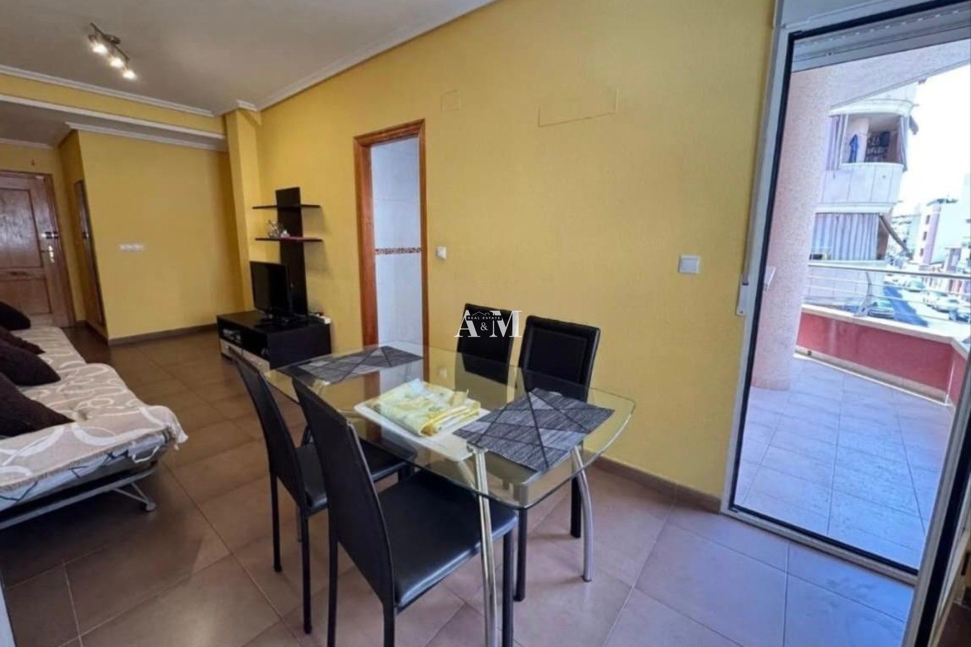 Dining room of Flat to rent in Torrevieja  with Air Conditioner, Heating and Terrace