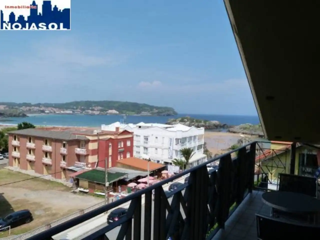 Terraza de Apartamento de alquiler en Noja con Calefacción, Terraza y Amueblado