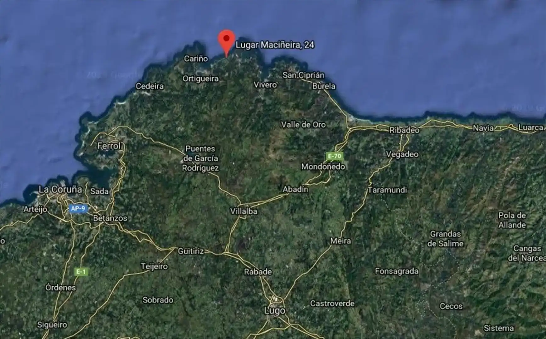 Land for sale in Ortigueira