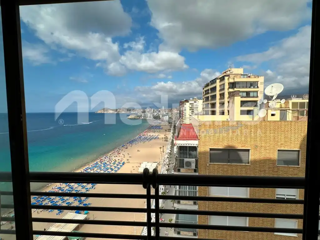 Exterior view of Flat for sale in Benidorm  with Air Conditioner, Private garden and Swimming Pool