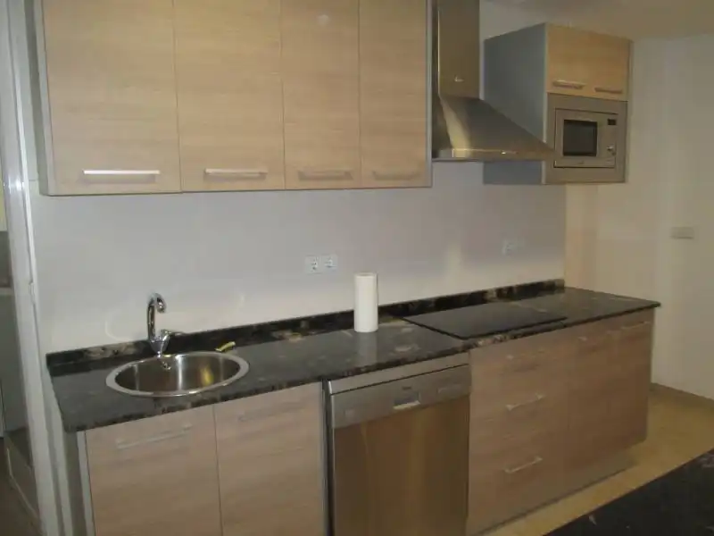 Küche von Wohnung zur Miete in Elche / Elx mit Klimaanlage, Möbliert und Balkon