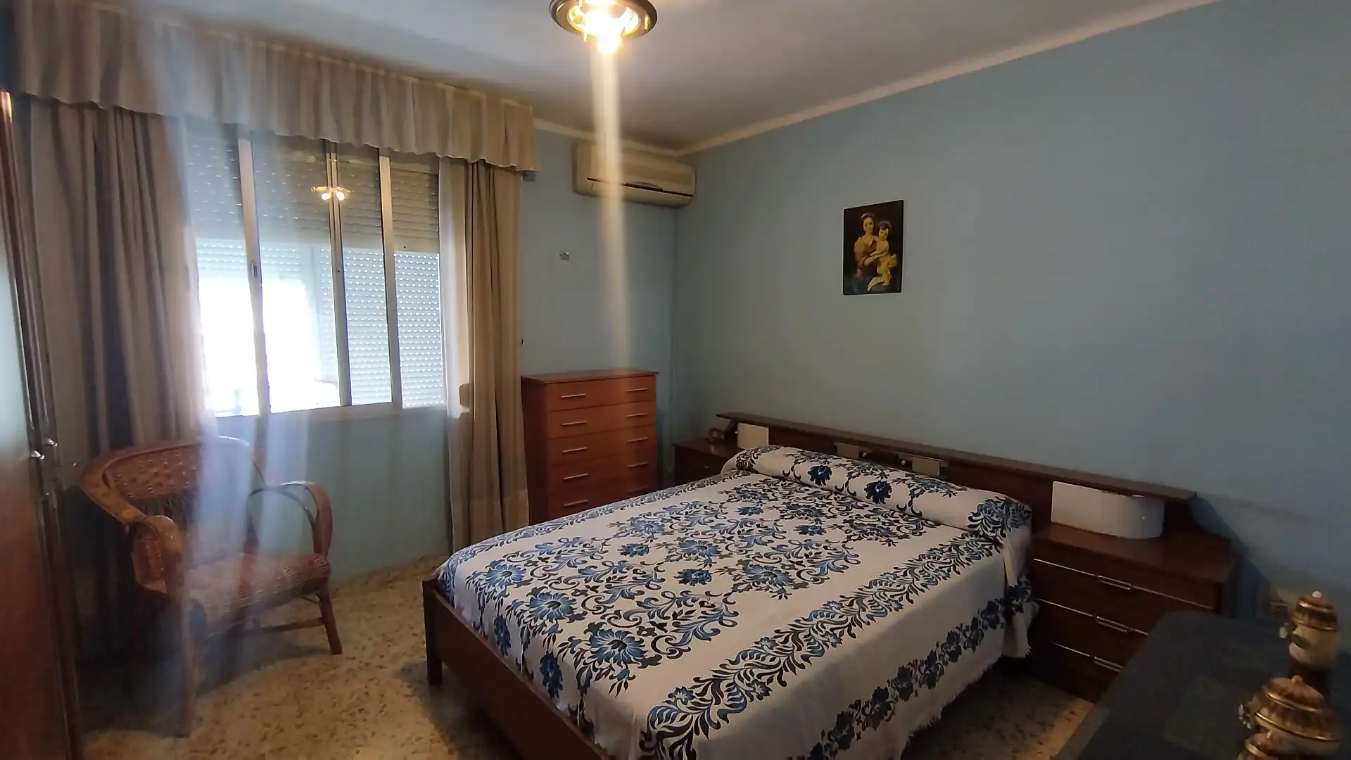 Bedroom of Flat for sale in Sevilla  with Air Conditioner and Terrace