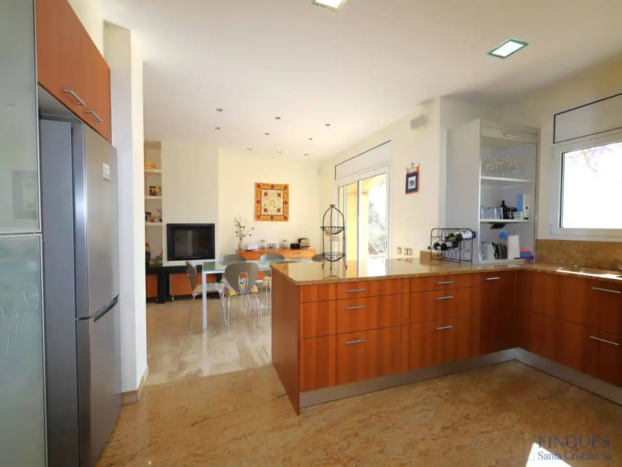 Cocina de Casa o chalet en venta en Santa Cristina d'Aro con Aire acondicionado, Calefacción y Jardín privado