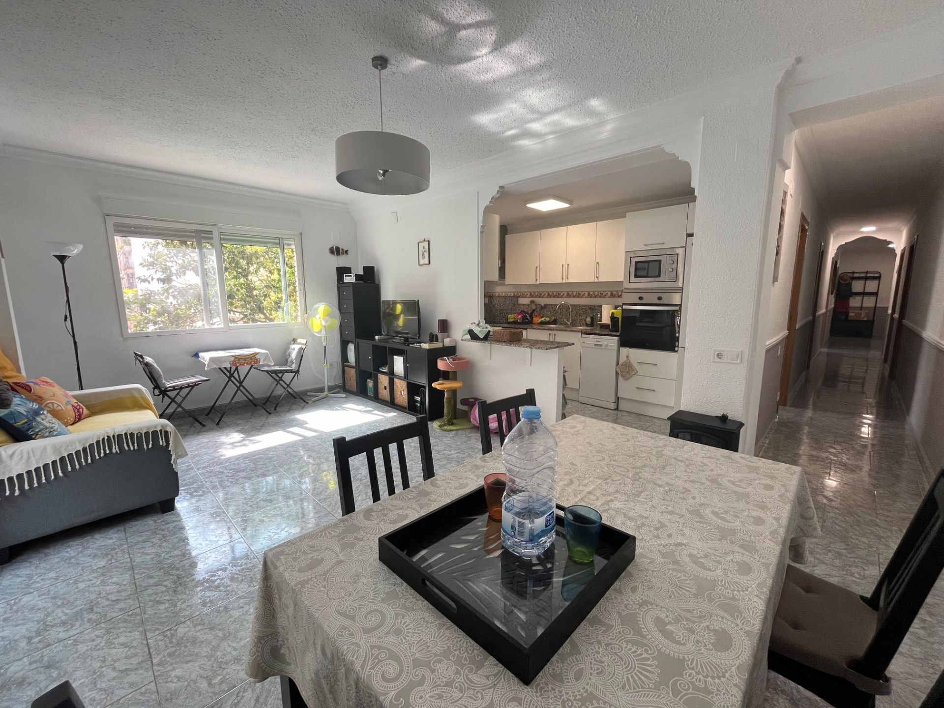 Dining room of Flat for sale in  Valencia Capital  with Air Conditioner, Heating and Balcony
