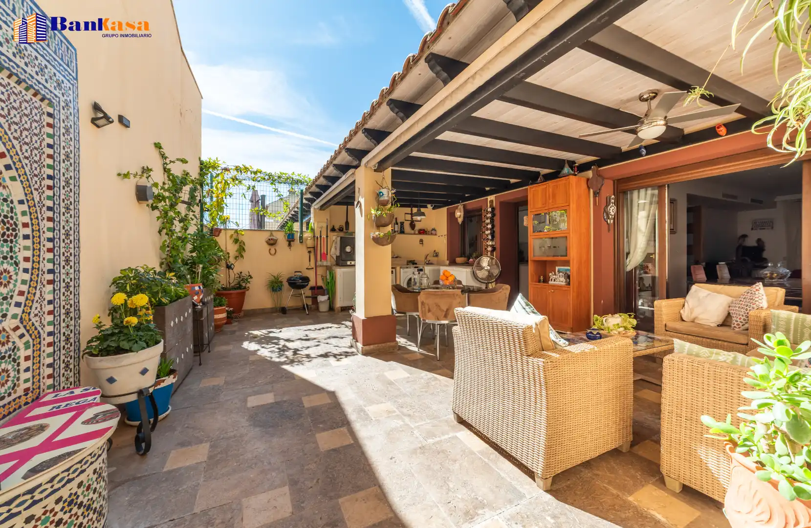 Terraza de Casa adosada en venta en Marbella con Aire acondicionado, Jardín privado y Terraza