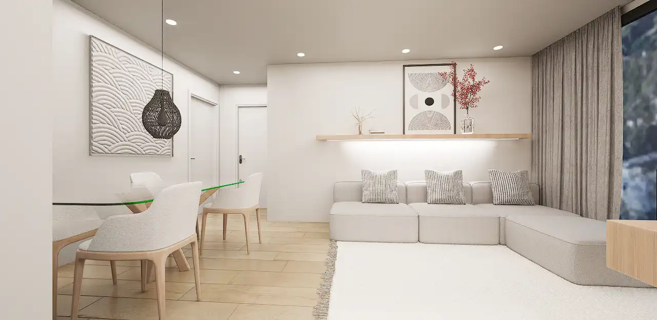 Sala de estar de Dúplex en venta en El Prat de Llobregat con Aire acondicionado, Calefacción y Piscina