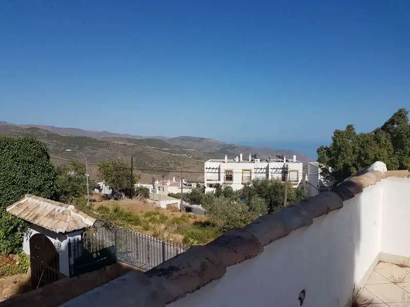 Vista exterior de Casa o xalet en venda en Felix amb Aire condicionat, Jardí privat i Terrassa