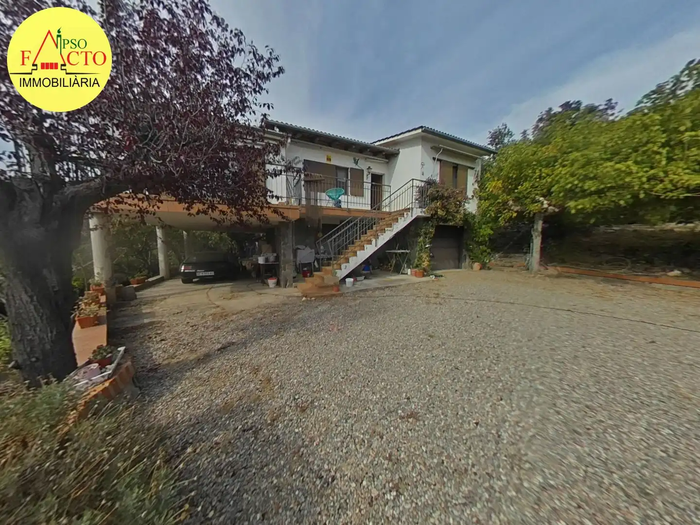 Vista exterior de Casa o xalet en venda en Bescanó amb Calefacció, Terrassa i Traster