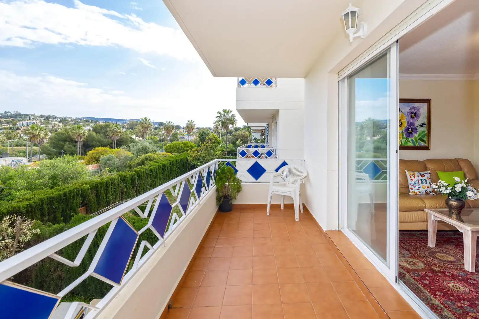 Balcony of Apartments for sale in Marbella  with Terrace and Community pool