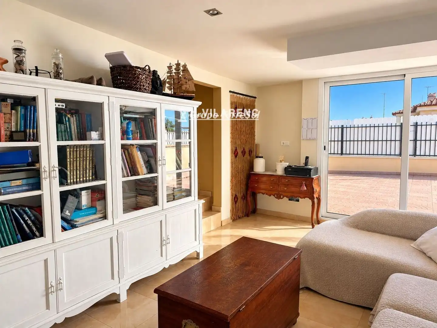 Sala d'estar de Casa adosada en venda en Marítima Sud