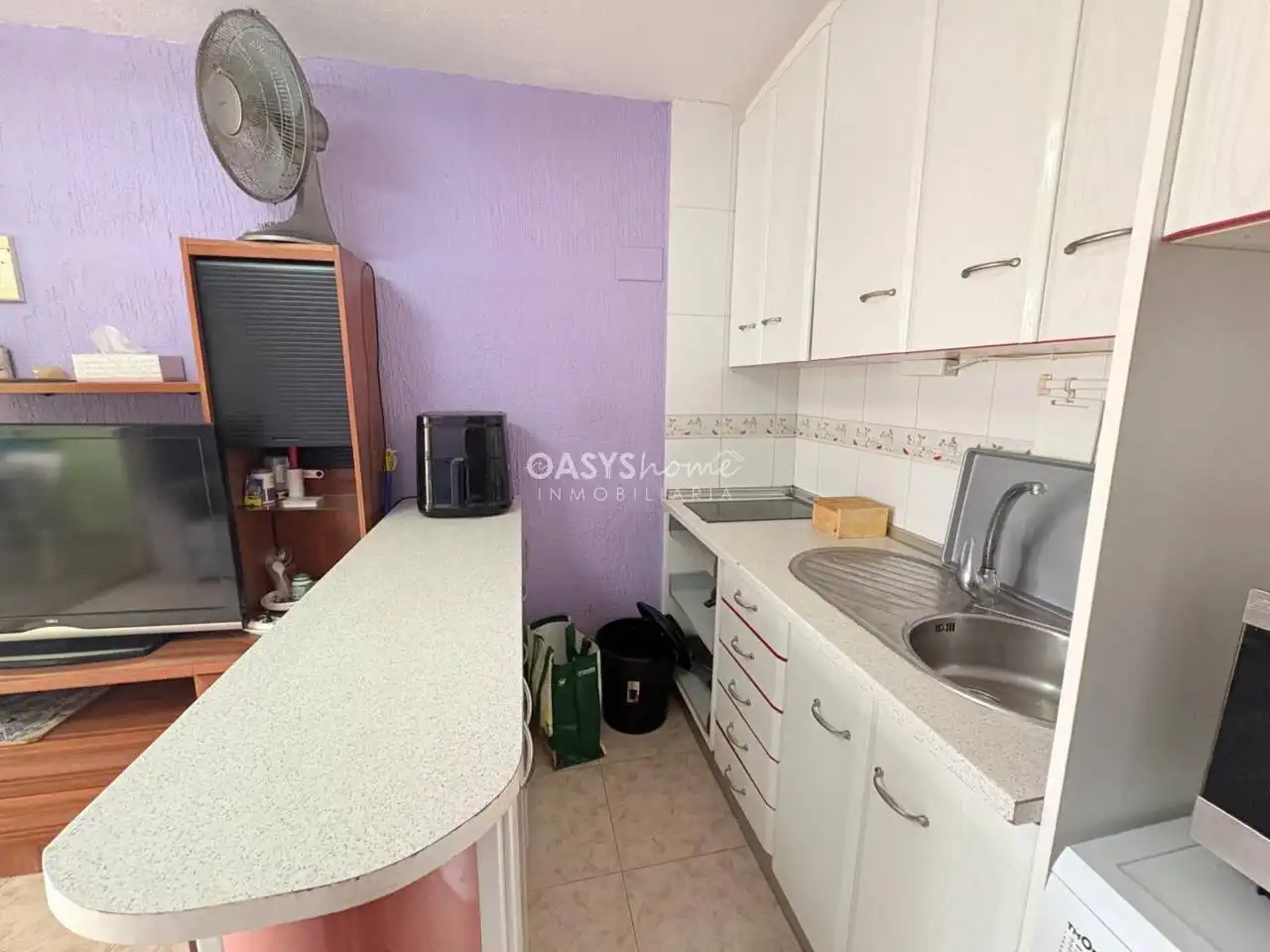 Kitchen of Flat for sale in La Manga del Mar Menor  with Air Conditioner, Terrace and Community pool