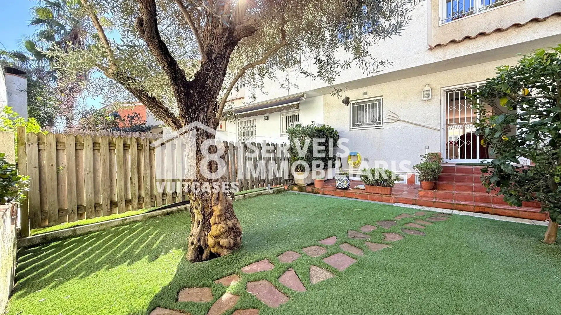 Jardí de Casa adosada en venda en Sant Vicenç de Montalt amb Calefacció, Jardí privat i Terrassa