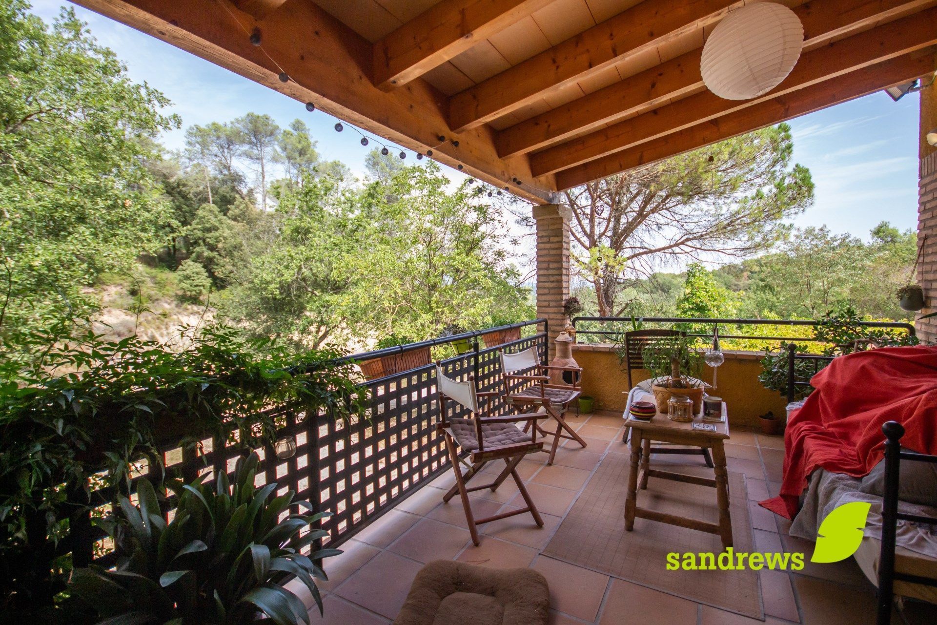 Terrasse von Country house zum verkauf in Porqueres mit Klimaanlage, Heizung und Privatgarten