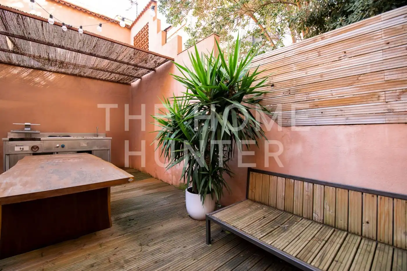 Terrasse von Wohnung zum Verkauf in Barcelona mit Heizung, Privatgarten und Terrasse