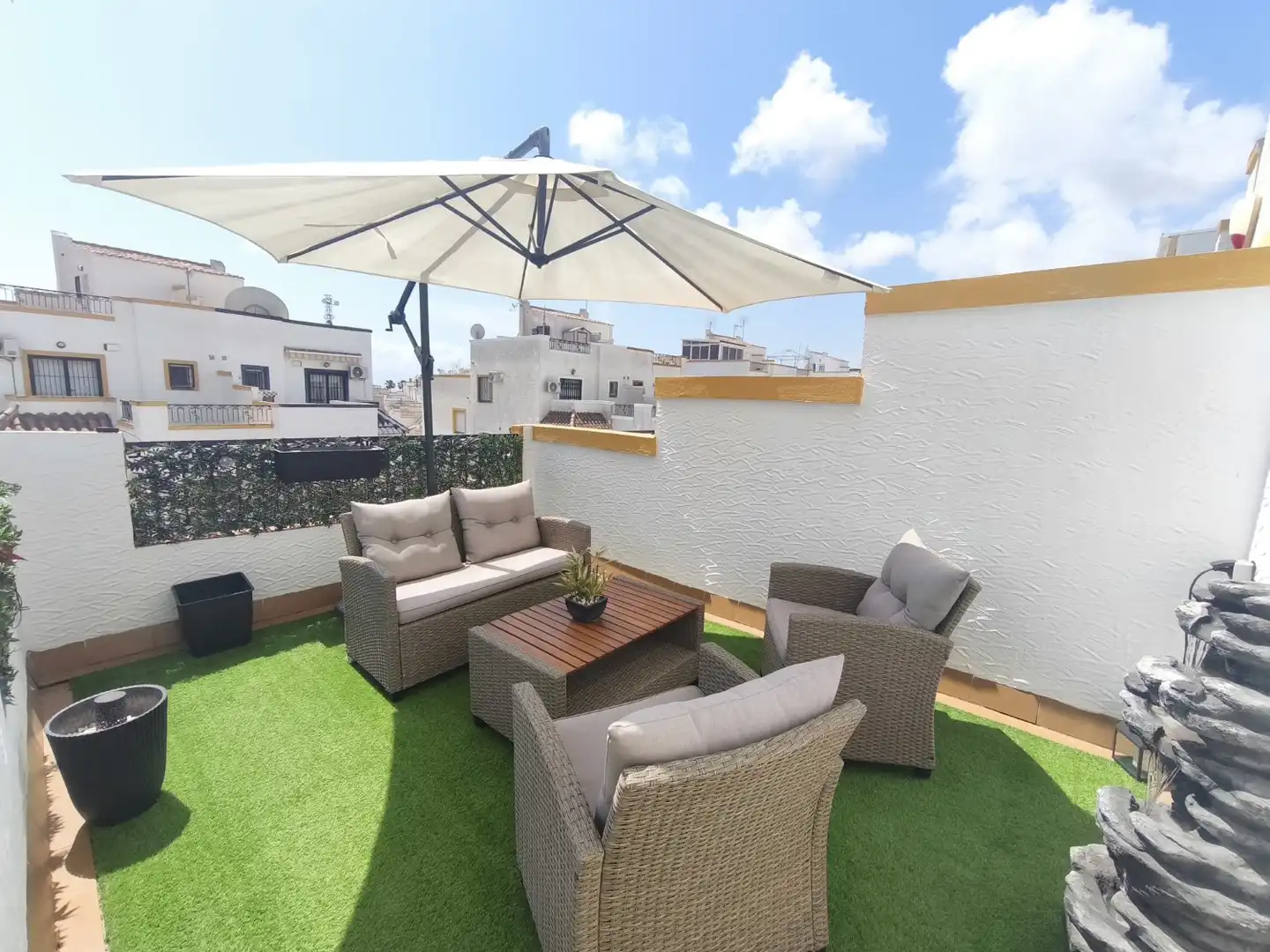 Terraza de Casa adosada en venta en Orihuela con Aire acondicionado, Piscina y Amueblado