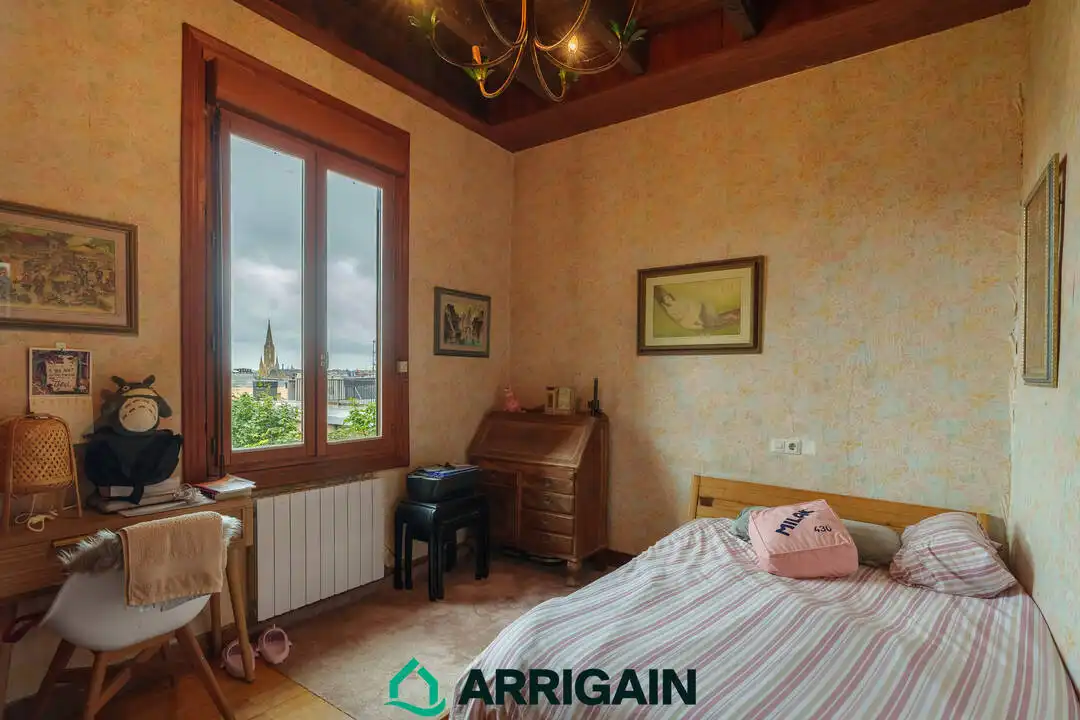 Habitación de Casa adosada en venta en Donostia - San Sebastián  con Calefacción, Jardín privado y Terraza