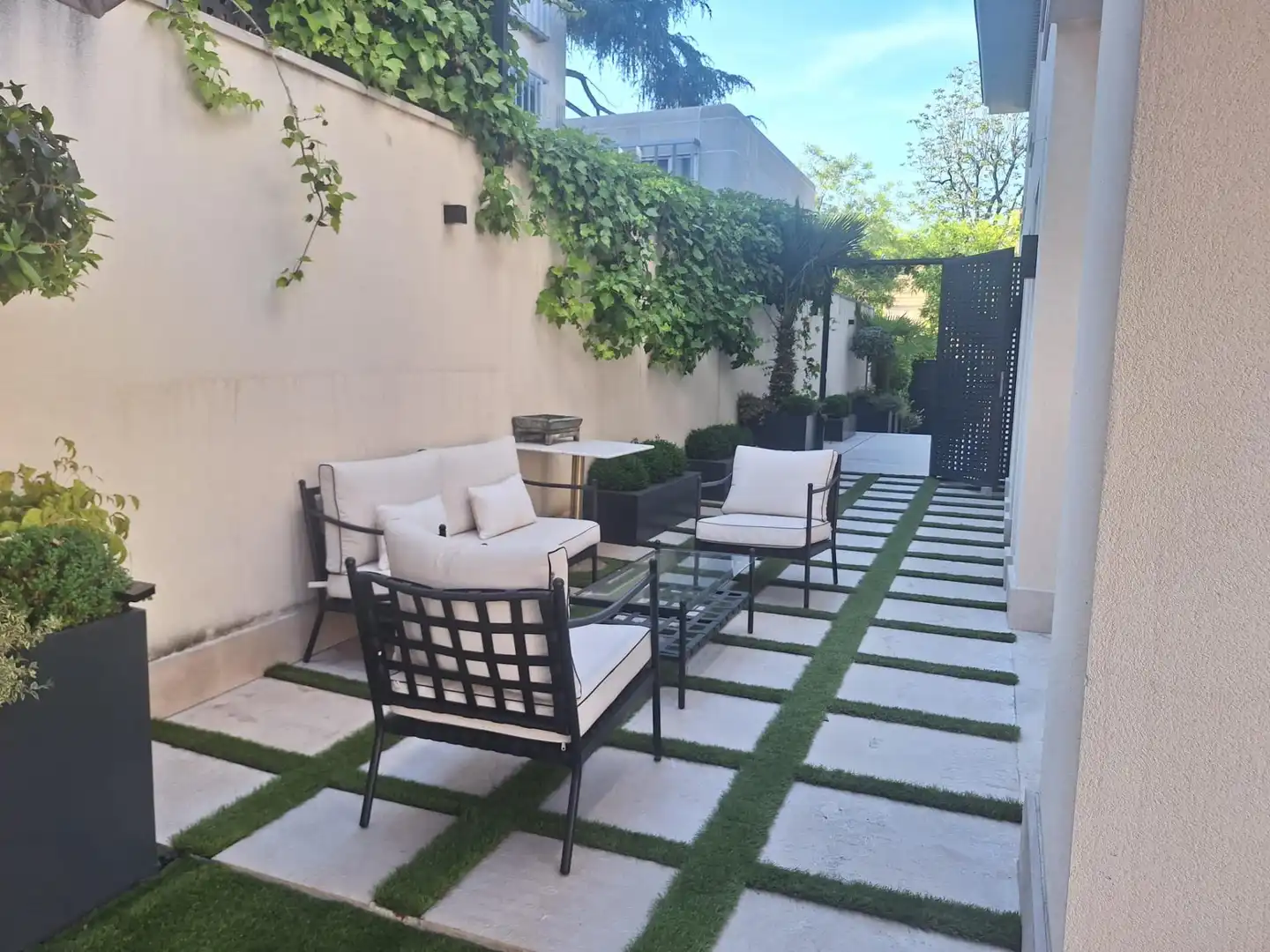 Terrasse von Haus oder Chalet zur Miete in Madrid mit Klimaanlage, Heizung und Privatgarten