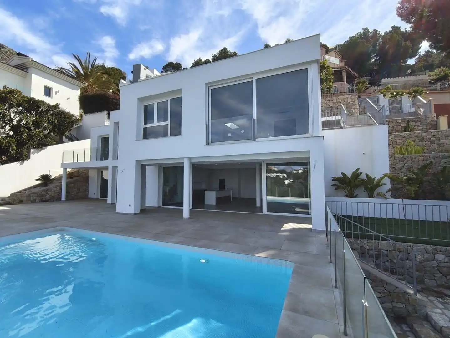 Exterior view of Houses for sale in Altea  with Air Conditioner, Heating and Private garden