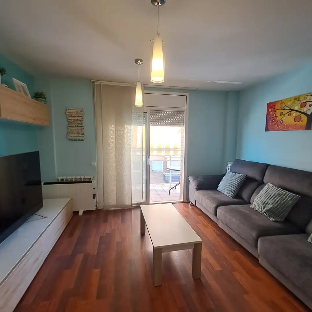 Sala de estar de Dúplex en venta en Castellbisbal con Calefacción, Parquet y Terraza