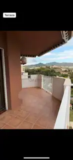 Terraza de Piso de alquiler en Málaga con Terraza, Horno y Lavadora