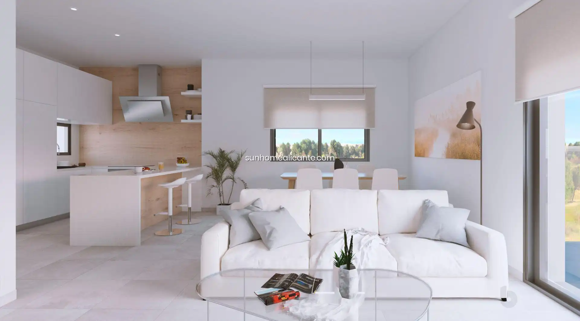 Sala de estar de Piso en venta en Pilar de la Horadada con Aire acondicionado, Calefacción y Jardín privado
