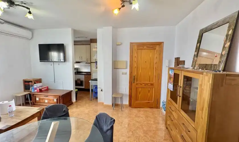 Sala de estar de Piso en venta en Carboneras con Aire acondicionado, Calefacción y Amueblado