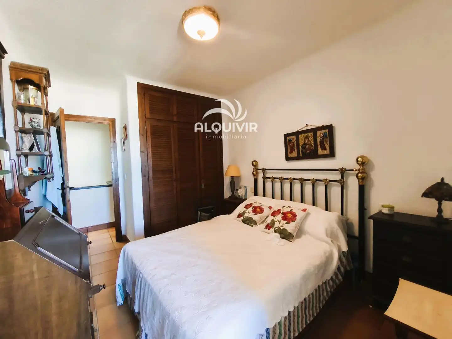 Dormitori de Casa adosada de lloguer en Almonte amb Jardí privat, Terrassa i Moblat