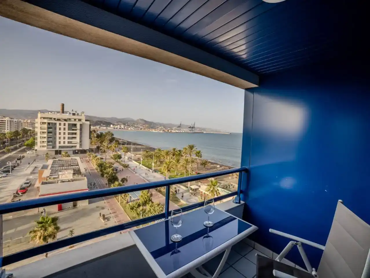 Balcony of Flat for sale in Málaga Capital  with Air Conditioner