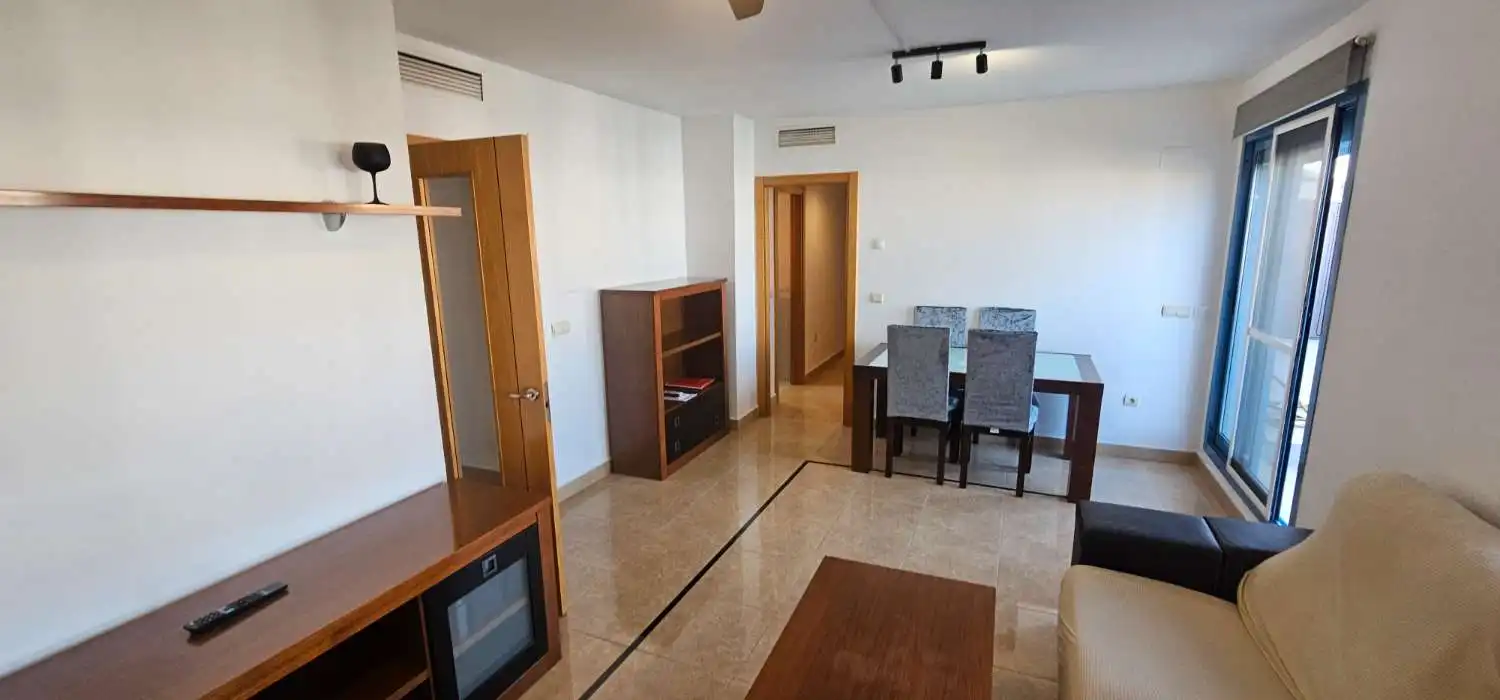 Sala de estar de Ático de alquiler en Vélez-Málaga con Terraza, Piscina y Amueblado