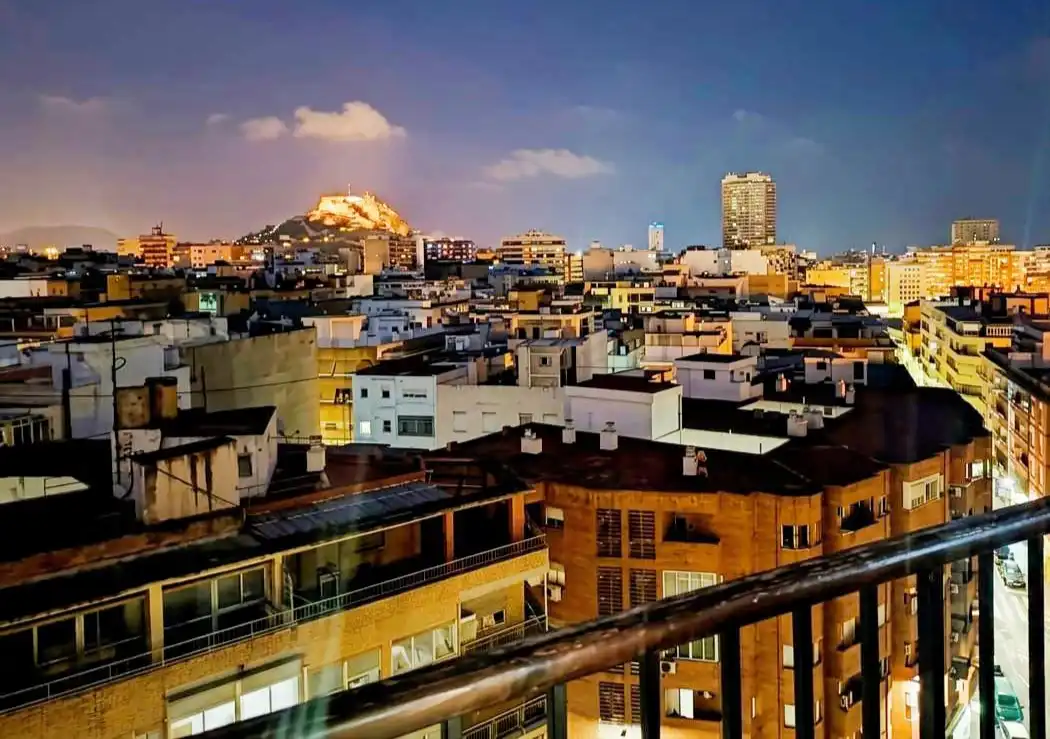 Exterior view of Flat for sale in Alicante / Alacant  with Air Conditioner, Parquet flooring and Furnished