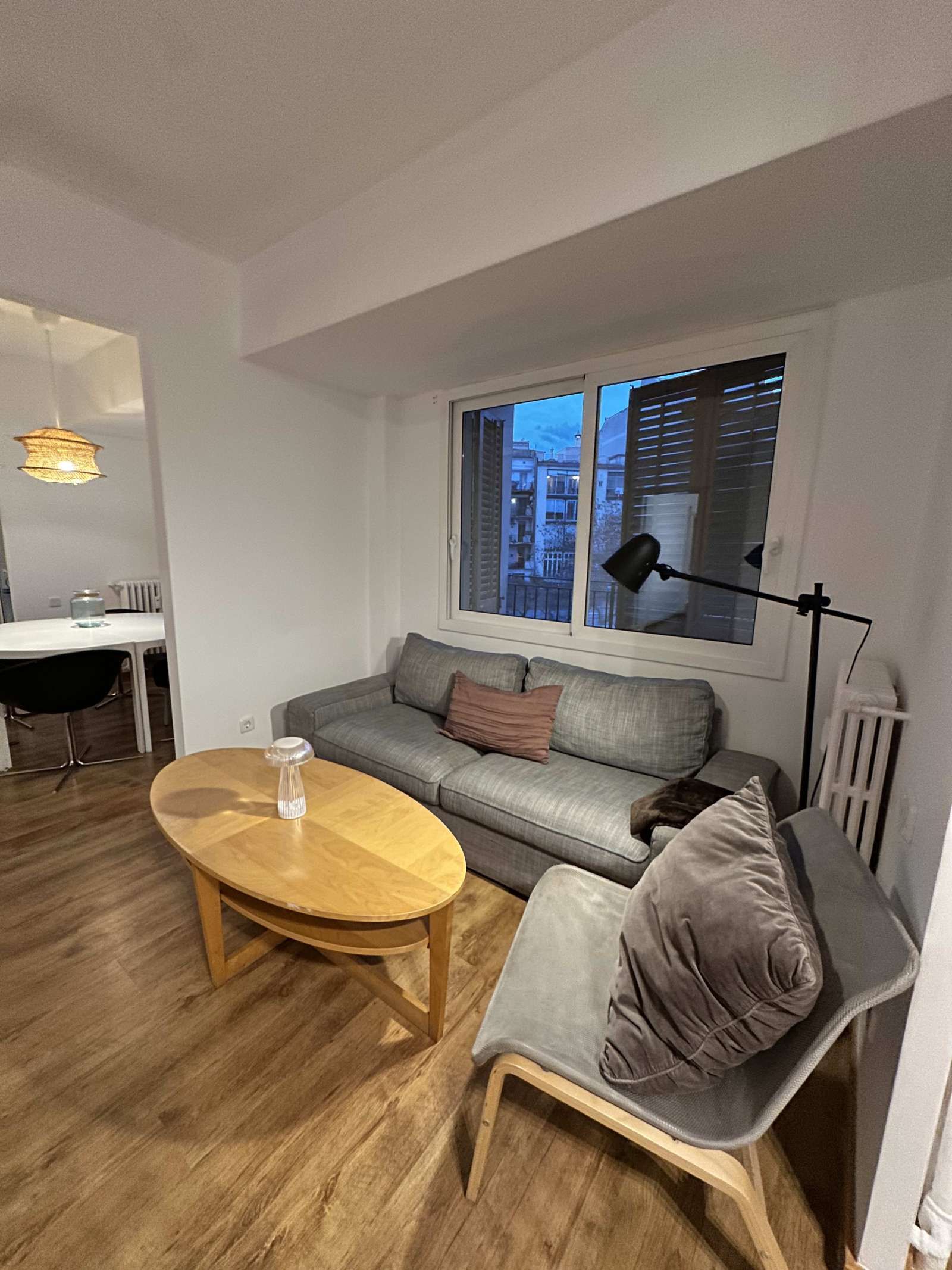 Sala d'estar de Apartament per a compartir en  Barcelona Capital amb Aire condicionat i Terrassa