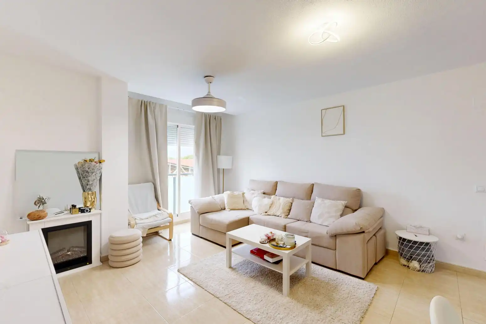 Sala de estar de Piso en venta en Ceutí con Calefacción y Trastero