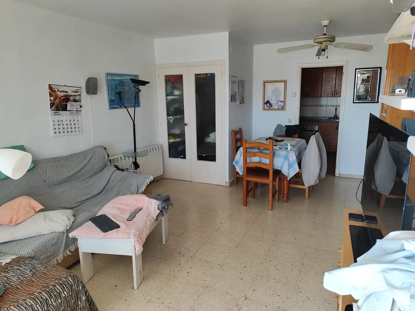 Sala d'estar de Pis en venda en Alicante / Alacant amb Calefacció, Moblat i Balcó