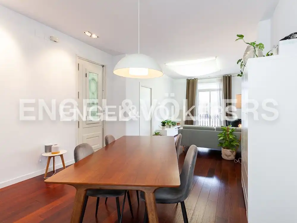 Dining room of Flat for rent in Valencia  with Air Conditioner, Heating and Parquet flooring