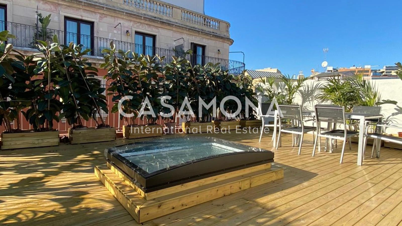 Terrassa de Àtic en venda en  Barcelona Capital amb Aire condicionat i Terrassa