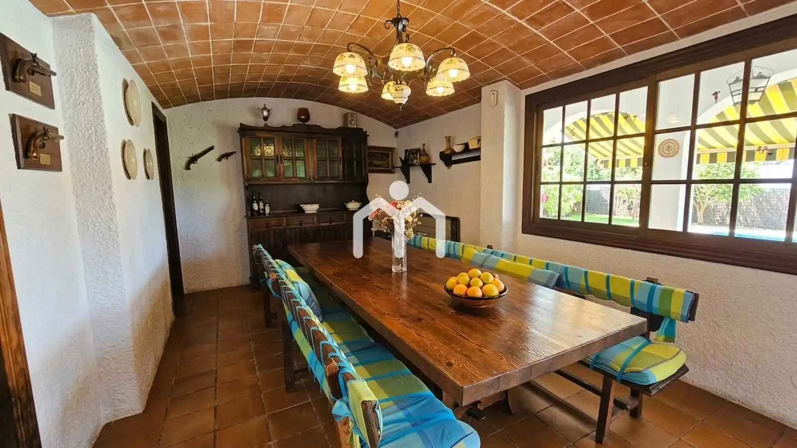 Comedor de Casa o chalet en venta en Teià con Calefacción, Terraza y Trastero