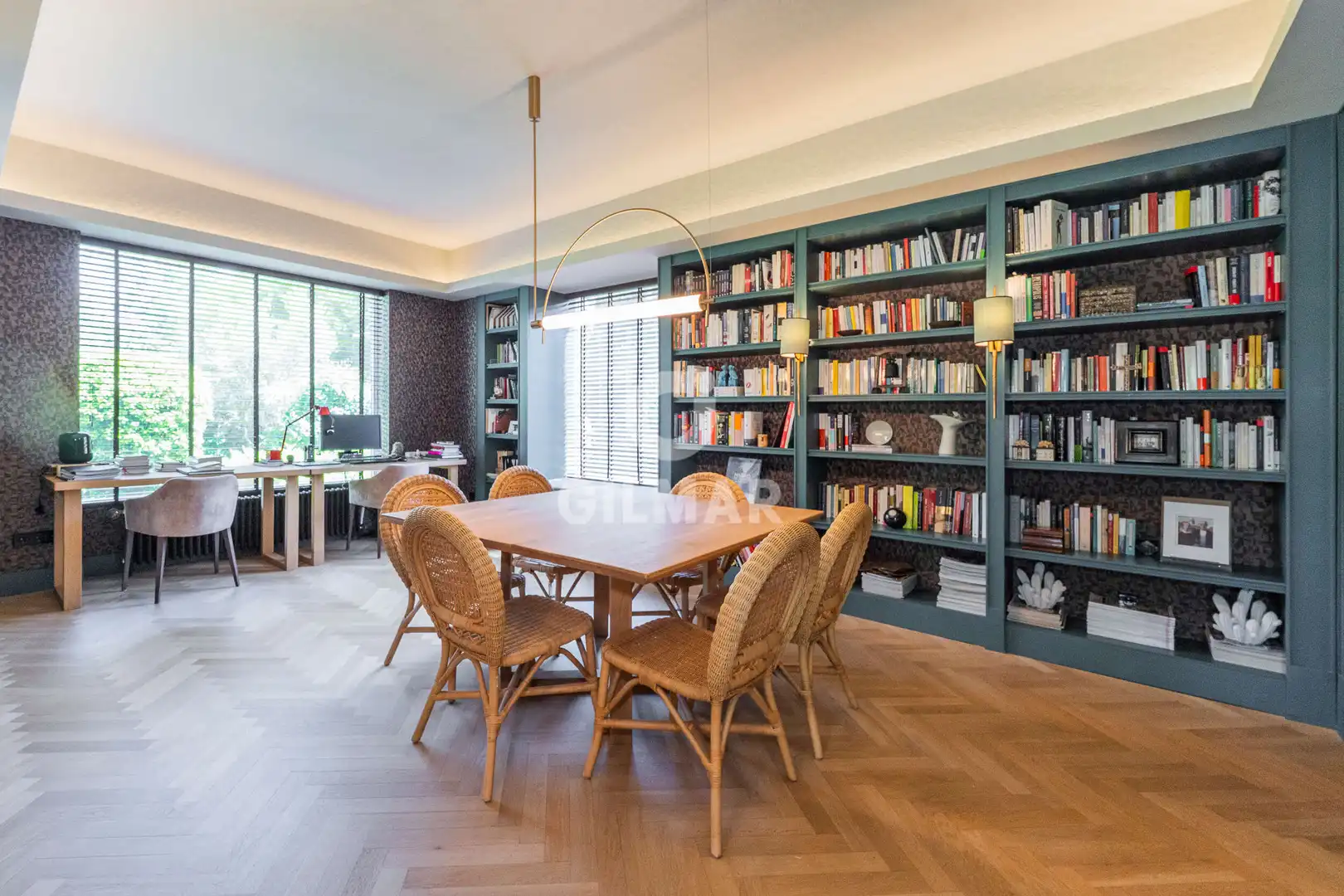 Dining room of Houses for sale in Pozuelo de Alarcón  with Heating, Private garden and Swimming Pool