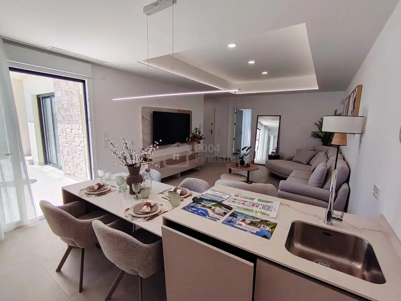 Sala de estar de Casa o chalet en venta en Torre-Pacheco con Aire acondicionado, Jardín privado y Terraza