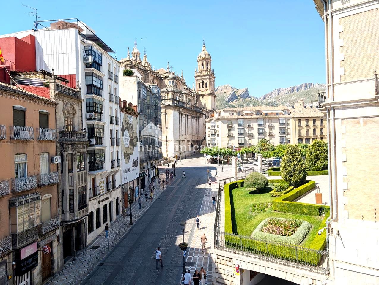 Exterior view of Flat to rent in  Jaén Capital  with Air Conditioner, Storage room and Furnished
