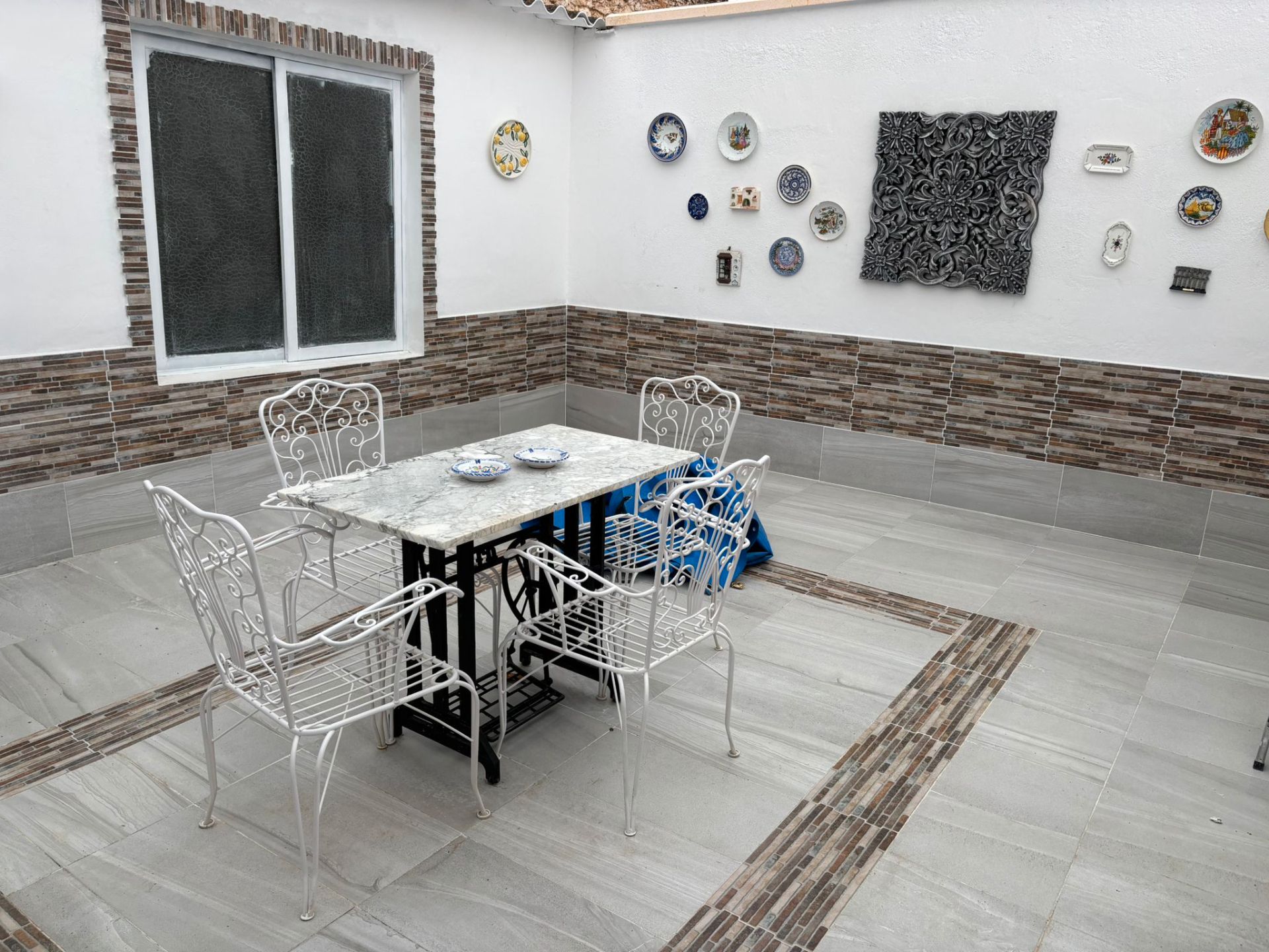 Terraza de Casa o chalet en venta en Villarrobledo con Jardín privado, Amueblado y Horno