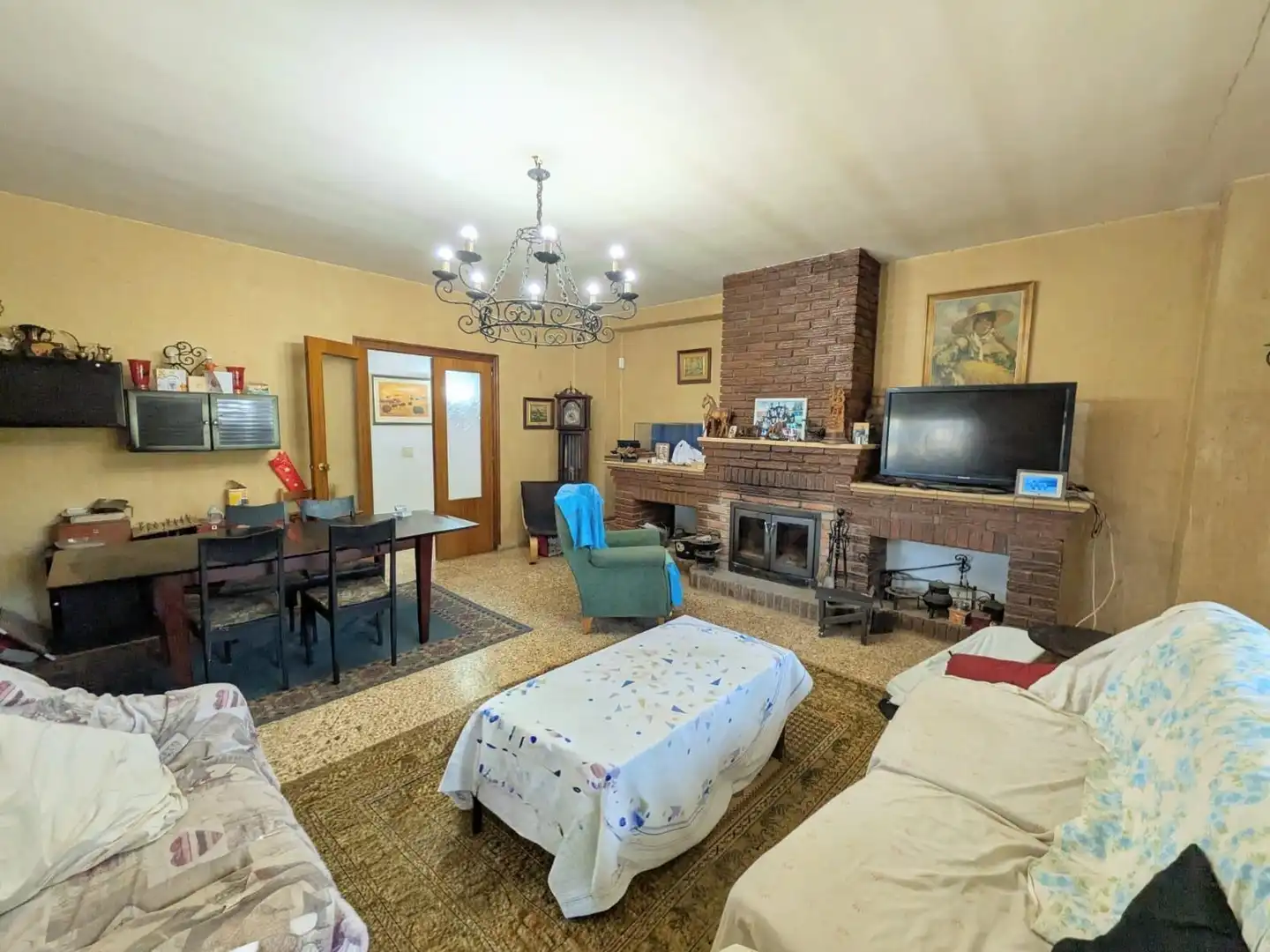 Sala d'estar de Casa o xalet en venda en Escopete