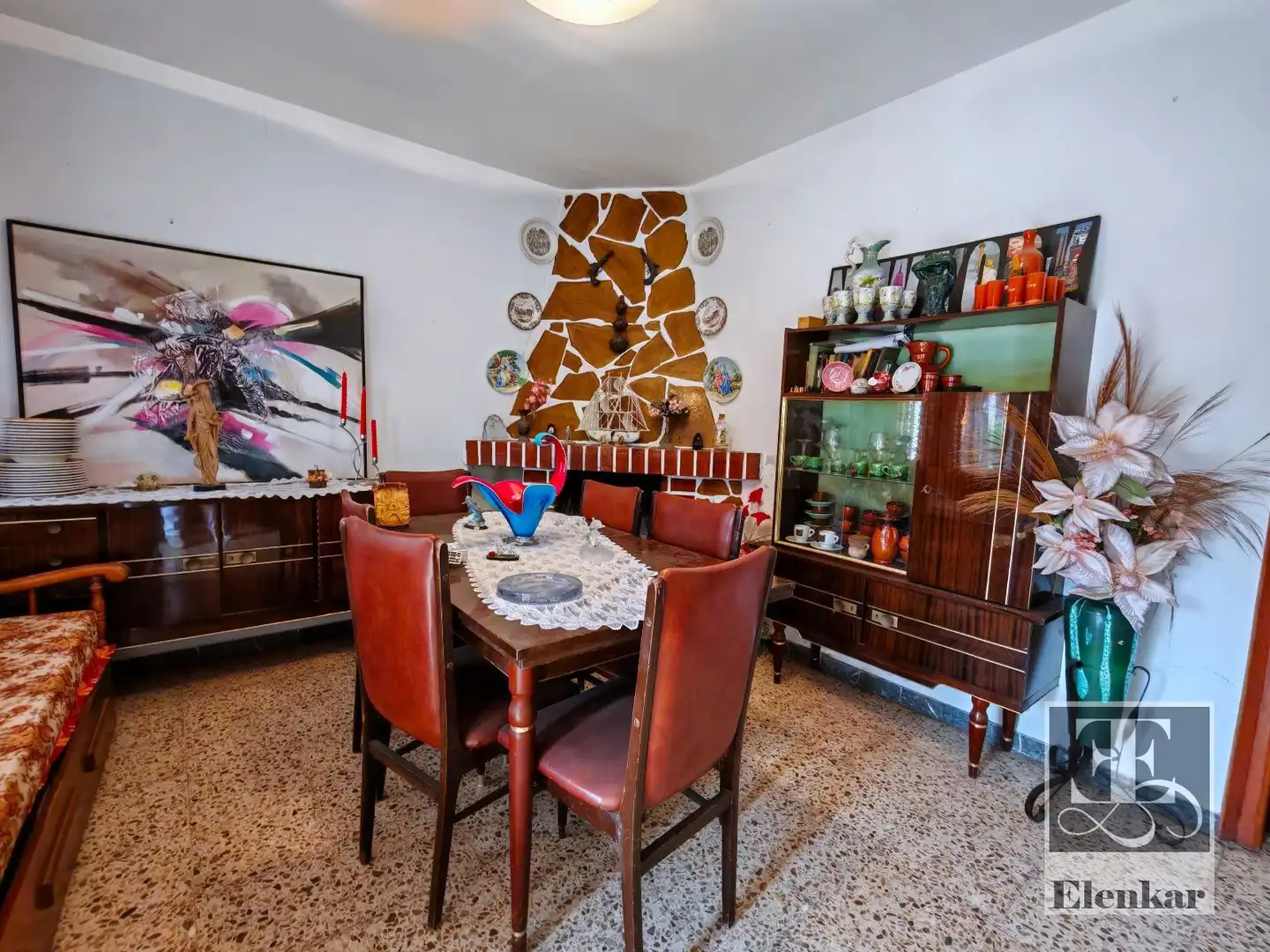 Menjador de Casa o xalet en venda en Calafell amb Calefacció, Jardí privat i Terrassa