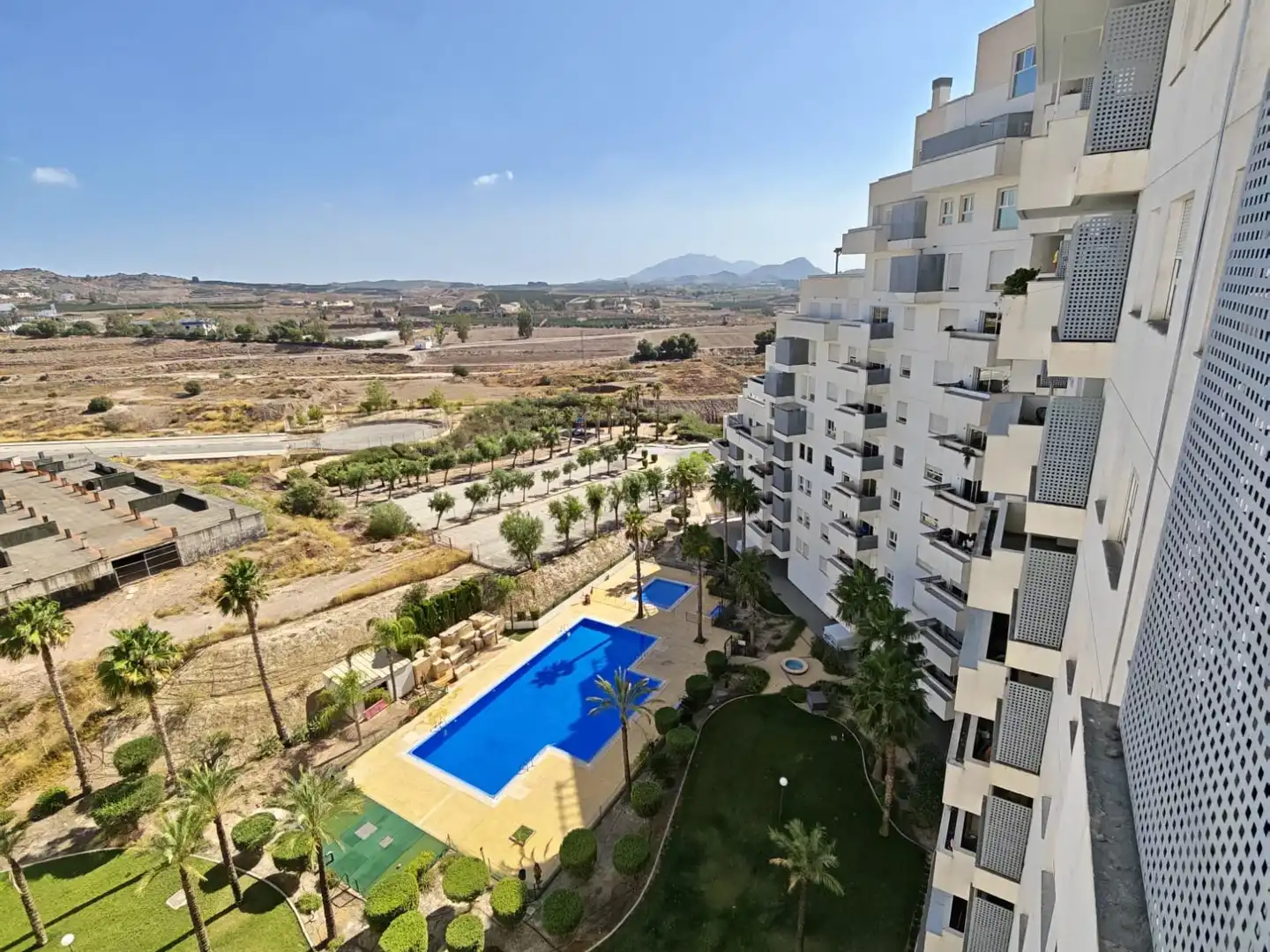 Vista exterior de Piso de alquiler en Murcia con Aire acondicionado, Calefacción y Terraza