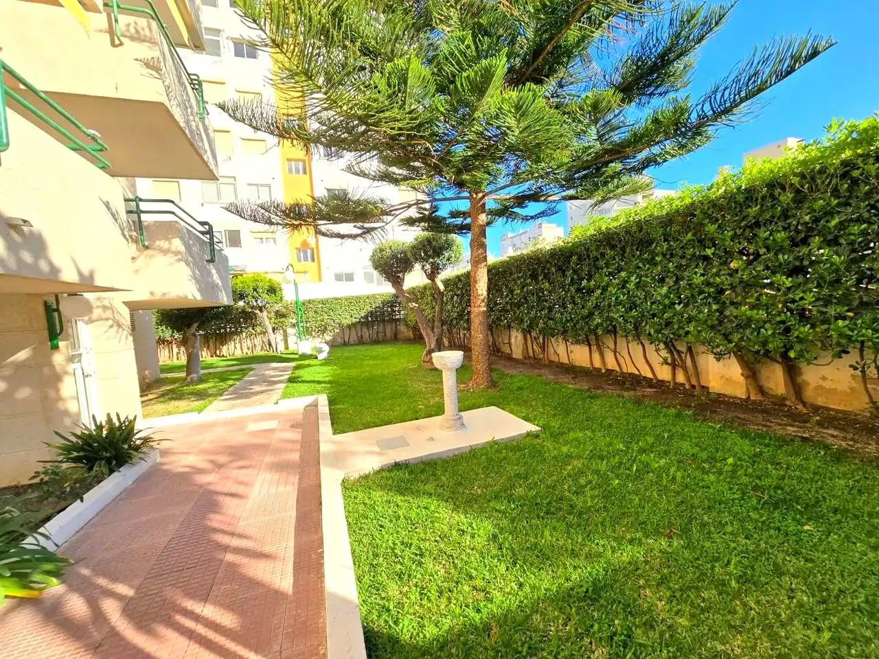 Jardí de Apartament de lloguer en Gandia amb Aire condicionat, Parquet i Terrassa