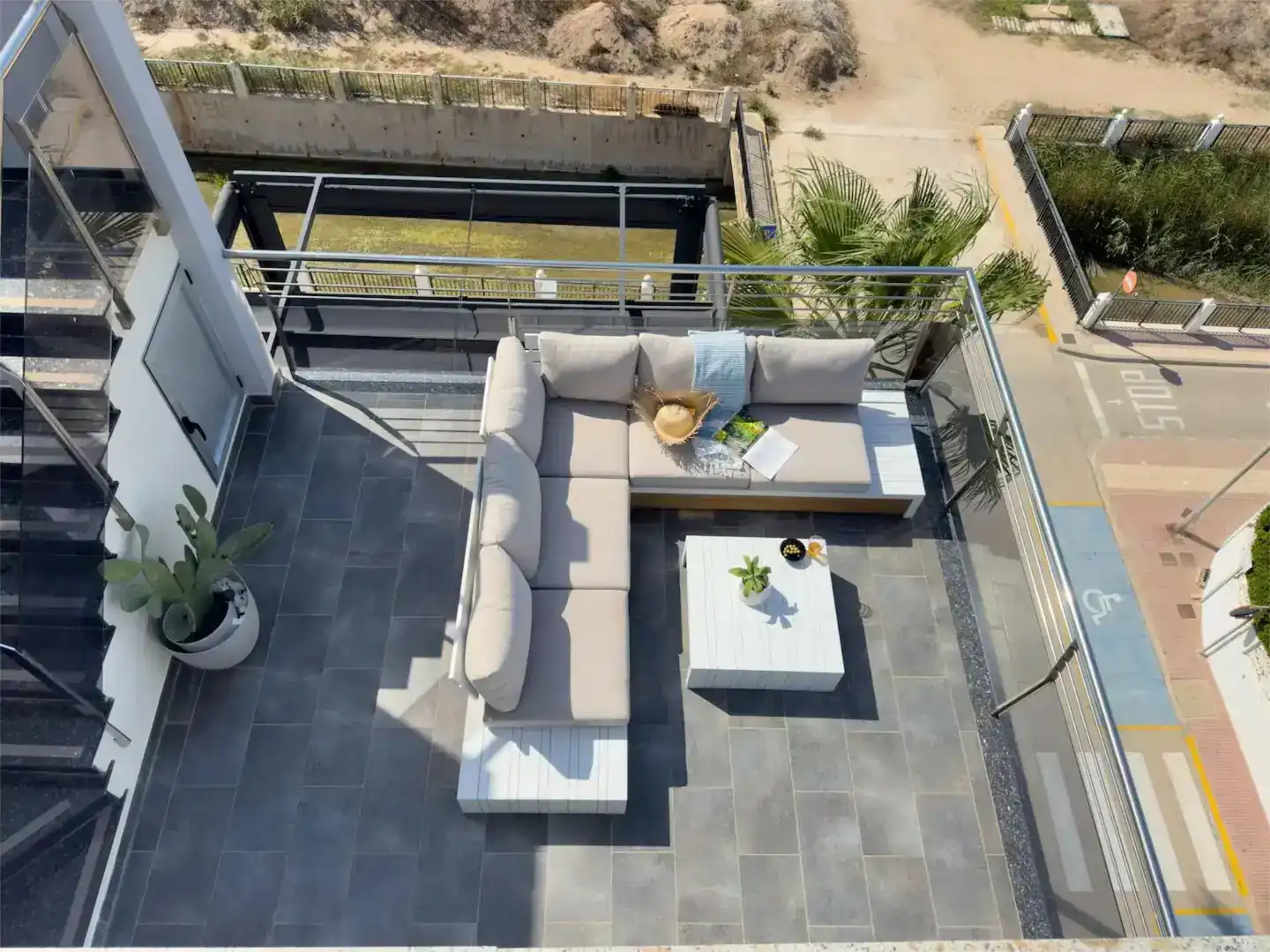 Terraza de Ático en venta en Piles con Aire acondicionado, Jardín privado y Piscina