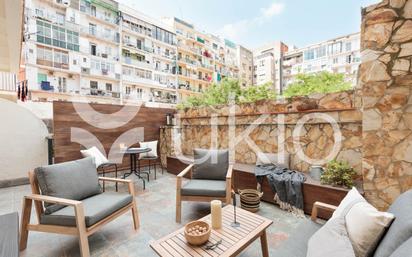 Terrassa de Apartament de lloguer en  Barcelona Capital amb Aire condicionat i Terrassa