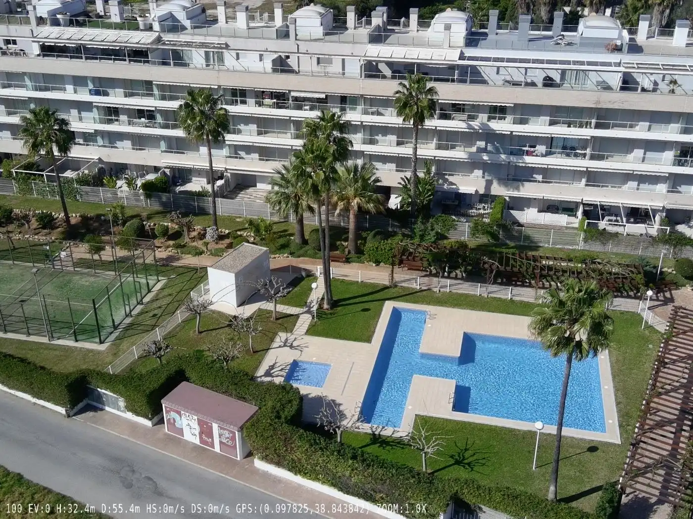 Schwimmbecken von Wohnungen zur Miete in Dénia mit Klimaanlage, Heizung und Terrasse